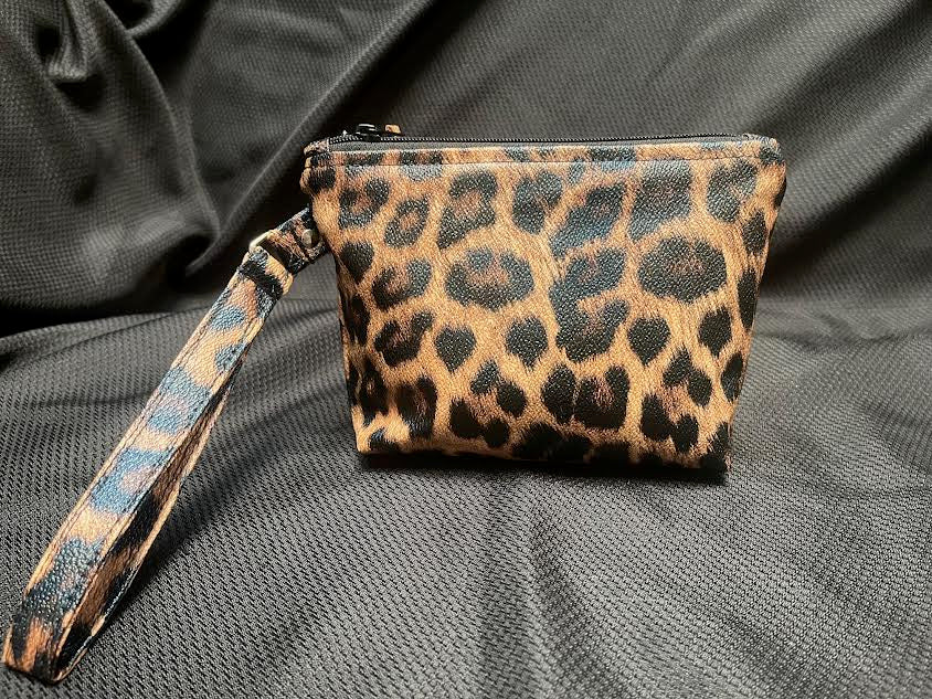 Faith Over Fear/ Cheetah Print Clutch