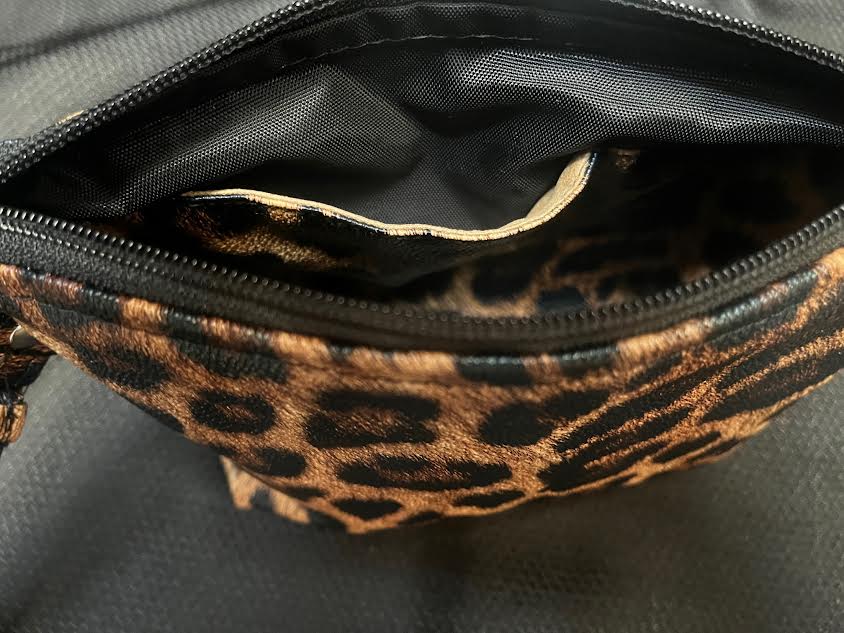Faith Over Fear/ Cheetah Print Clutch