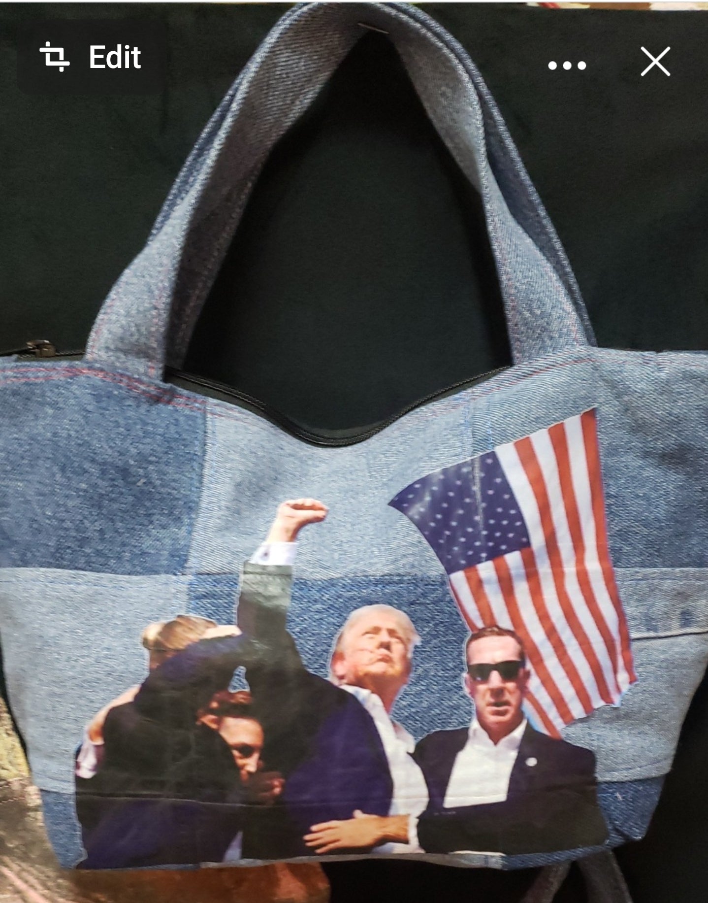 Trump Fight Bag by Nancy