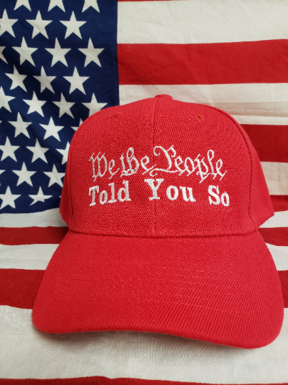 We The People Told You So Hat